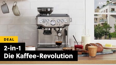 Teaserbild für Revolutionäre Kaffeemaschine: Espresso wie aus dem Siebträger, aber mit dem Komfort eines Vollautomaten!