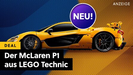 Über 900PS stark, 350kmh schnell und wunderschön: Der legendäre McLaren P1 erscheint als neues LEGO Technic-Set