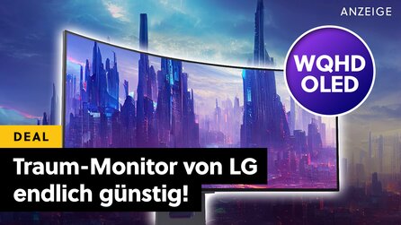 Dieser LG OLED Gaming-Monitor ist die absolute Endstufe und jetzt unverschämt günstig bei Amazon – WQHD, HDR + 240Hz
