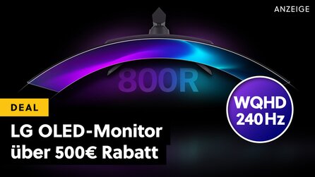 Dieser LG OLED Gaming-Monitor ist ein wahr gewordener Traum mit 30% Rabatt: WQHD auf 45 Zoll, Curved und 240 Hz schnell!