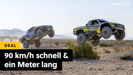 Angsteinflößend: Mit 90Kmh und über 15kg hat dieser Truck mit einem ferngesteuerten Auto nur noch wenig zu tun!