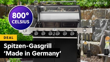 Einer der besten Gasgrills kommt aus Deutschland! Mit 7 Brennern, Top-Verarbeitung und einem Highlight für Steak-Fans