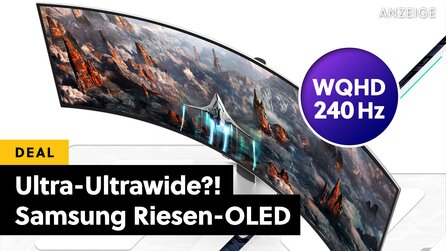 120 Zentimeter pure Immersion: Der Samsung Odyssey OLED G9 ist ein Gaming-Monitor der Extraklasse – mit 450€ Rabatt!