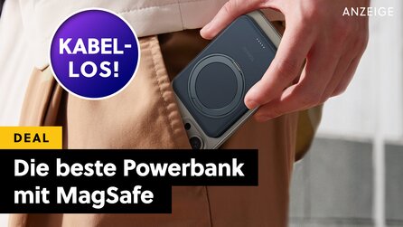 Ich darf gerade die wahrscheinlich beste iPhone-Powerbank mit MagSafe testen und sie löst für mich gleich drei Probleme!