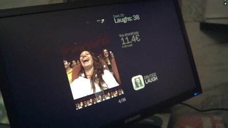 Ein Mal Lachen kostet 0,30 Euro - Gesichtserkennung per Tablet im Comedy-Club