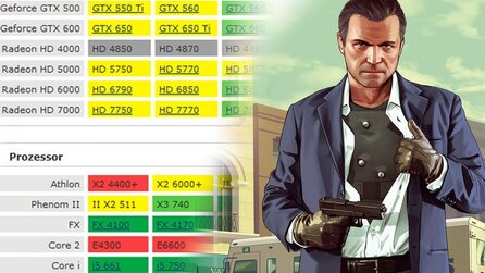 Grand Theft Auto 5 Systemanforderungen - Technik-Check mit Grafikvergleich