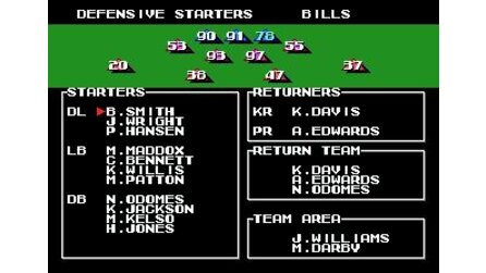Tecmo Super Bowl Sega Mega Drive