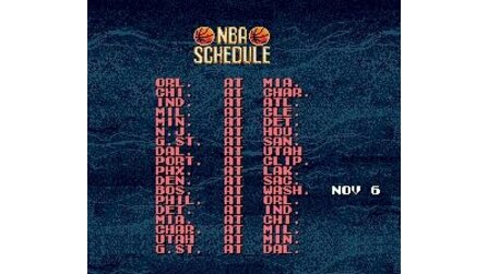 Tecmo Super NBA Basketball Sega Mega Drive