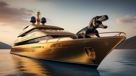 Die angeblich teuerste Yacht der Welt kostete fast 5 Milliarden Dollar, hat Dinosaurierknochen verbaut und hat Tausende hinters Licht geführt