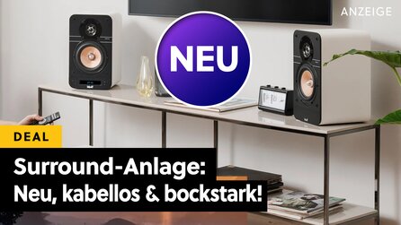 4.1 Soundsystem günstiger als jemals zuvor: Diese neue Surround-Anlage kommt fast ganz ohne Kabel aus!