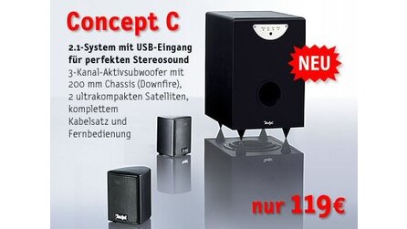 Teufel Concept - Neues 2.1 Soundsystem vorgestellt