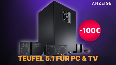 Das weltweit stärkste 5.1 Soundsystem für PC: Das Teufel Concept E450 ist so gut, deine Nachbarn werden es lieben!
