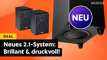 Dieses neue Soundsystem hat einen neu entwickelten Subwoofer - und bietet unfassbaren Sound für PC und TV inklusive Soundkarte!