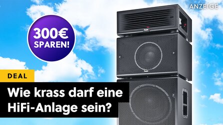 Deutsche Kultmarke ballert euch mit diesem HiFi-Tower 440 Watt beste Sound-Qualität ins Gesicht – zum teuflischen Preis!