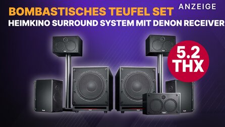Highend Heimkino Lautsprecher: Brutales Teufel Soundsystem macht jedes 5.1 Set zunichte - THX Sound jetzt im Angebot!