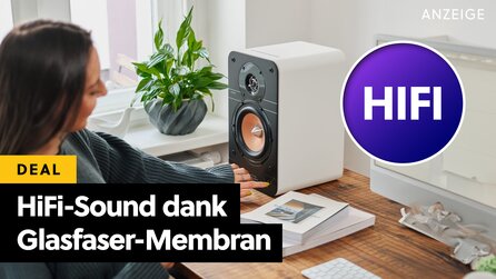 HiFi Aktivlautsprecher mit Bassreflex, AptX und Glasfaser-Membran - dieses Soundsystem ist perfekt für PC + TV!