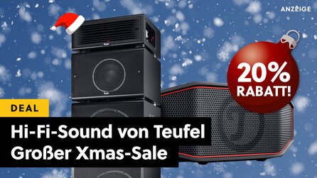 Exzellenter Heimkino-Sound im Weihnachtssale: Holt euch jetzt Soundbars, Hi-Fi-Anlagen und Lautsprecher im Angebot
