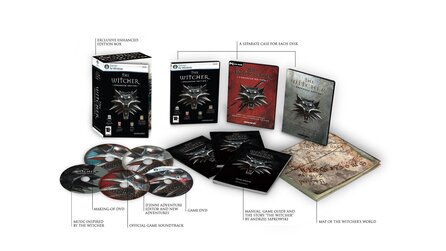 Verlosung auf GameStar.de - Gewinnen Sie The Witcher Enhanced Edition und Bücher von Andrzej Sapkowski.