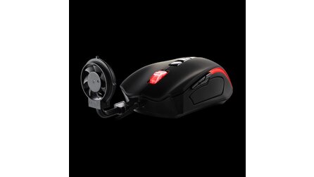 Thermaltake Black Element Cyclone Edition - Spielermaus mit Ventilator vorgestellt