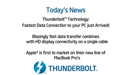 Intel Thunderbolt - Hersteller-Präsentation