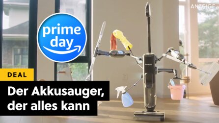 Dieser Akkusauger vereint 3 Haushaltsgeräte in einem und ist nur noch heute am Prime Day heftig reduziert!