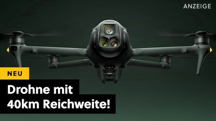 Diese Drohne lacht über 4K, fliegt bei Tag und Nacht und das mit 40 Kilometern Reichweite!
