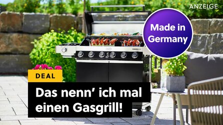800°C für die besten Steaks und 7 Brenner: Dieser große Gasgrill aus Deutschland ist ein Traum für jede Outdoor-Küche!