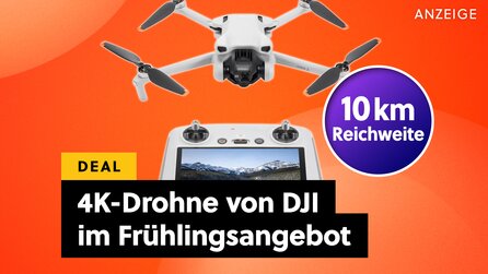 Kostet nur die Hälfte der DJI Mini 4 Pro und filmt in 4K HDR: Diese Drohne hebt im Frühlingsangebot gerade so richtig ab