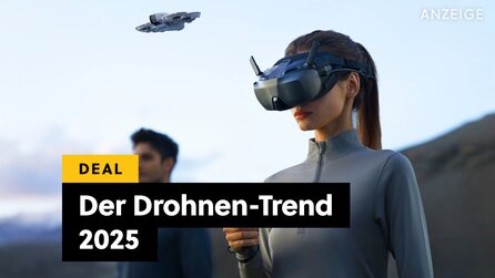 Teaserbild für »Das ist Cyberpunk im echten Leben« Diese winzige 4K-Drohne von DJI fliegt dank KI autonom und die VR-Brille grenzt an Cyberware!