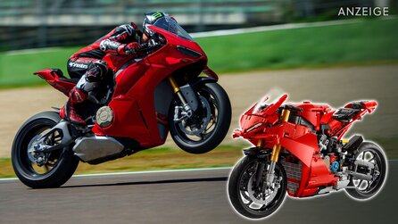 Das lizenzierte LEGO Technic Modell zum schönsten Motorrad Italiens ist jetzt im Amazon-Angebot