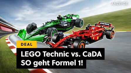 Der LEGO Technic Ferrari kann gegen diesen Formel 1-Renner einpacken: mit Lizenz und zum halben Preis überholt CaDA!