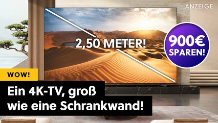 „Heimkino“ bekommt mit diesem Monster-TV eine ganz neue Bedeutung: jetzt gibt’s 4K Dolby Vision auf 98 Zoll (!!) richtig günstig