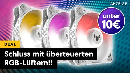 Diese 120mm-Lüfter in Weiß von ASUS überzeugen nicht nur mit ihrer RGB-Beleuchtung – sie sind auch verdammt günstig!