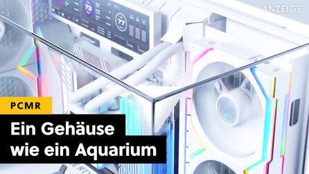 Glas, so weit das Auge reicht! Dieses PC-Gehäuse ist besonders – und im Angebot!