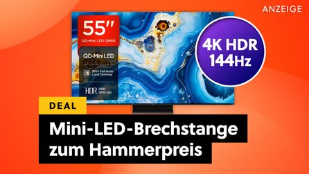 TCL feiert die QLED-Party und Samsung ist nicht eingeladen: 1.300 Nits helle Oberklasse-Bildqualität zum Einsteiger-Preis