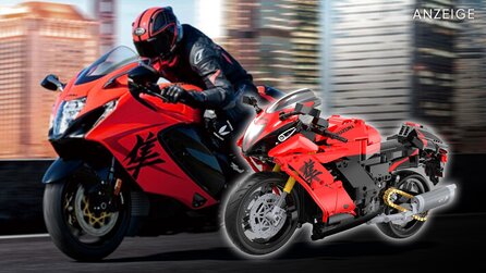 Wegen dieser Legende sind Motorräder heute bei 299kmh abgeriegelt – jetzt gibts die Hayabusa von der LEGO-Konkurrenz