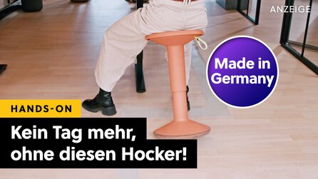 Homeoffice-Geheimtipp: Ein Dutzend Bürostühle konnten diesen einfachen Hocker nicht von meinem Schreibtisch verdrängen!
