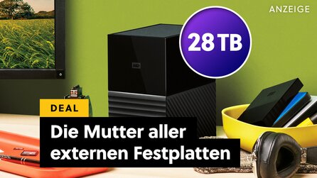 Wir sollten alle unsere Daten öfter sichern und mit 28 TB geht euch der Platz nie aus – mein Backup passt da über 200x drauf!