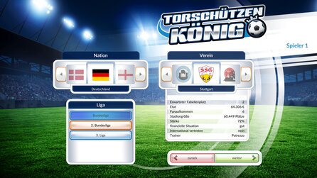 Torschützenkönig - Screenshots zum Fußballmanager aus der Ego-Perspektive