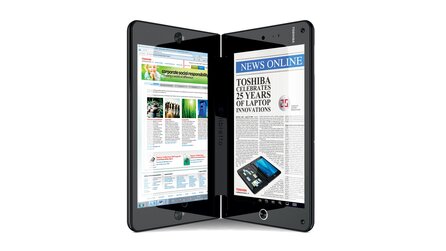 Notebook mit zwei Displays - Toshiba Notebook Libretto W100