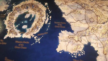 Total War: Warhammer 2 - Mortal Empires - Weltkarte zeigt die kombinierte Riesenkampagne mit allen Spielervölkern