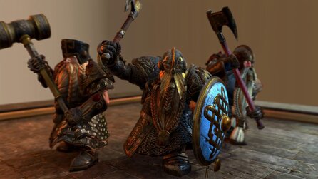 Total War: Warhammer - Zwergeneinheiten mit Hammer und Axt im Trailer