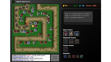 Tower Defense - Beliebte Mod als Flash-Spiel