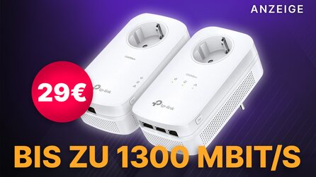 Stabiles Internet in jedem Zimmer: TP Link AV1300 LAN-Steckdosen jetzt günstig wie noch nie