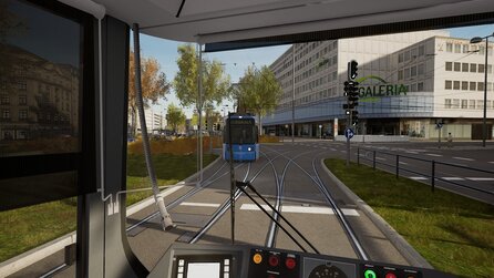 Train Sim Munich - Screenshots aus der Straßenbahn