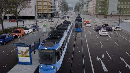 Train Sim Munich - Screenshots aus der Straßenbahn