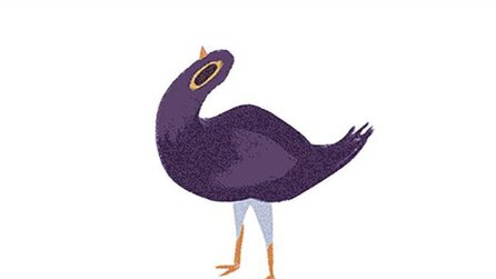 Die lila Taube »Trashy Dove« im Netz - Wo sie herkommt, was sie bedeutet