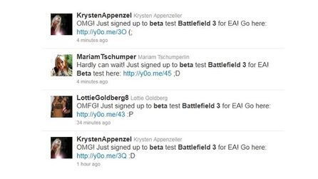 Battlefield 3 - Beta-Einladungen bei Twitter sind Fake!