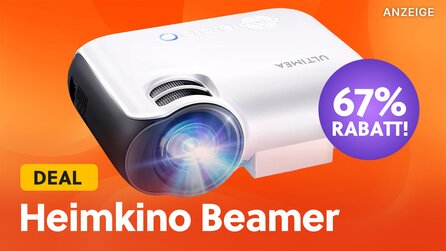 Tragbarer Mini Beamer mit Bluetooth für Filmabende im Freien: Jetzt 67% reduziert und günstiger als auf Amazon