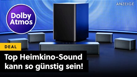 Wer dieses Angebot verpasst, will wohl nicht sparen! Mächtige kabellose 7.1-Anlage mit bestem Surround-Sound für euer Heimkino!
